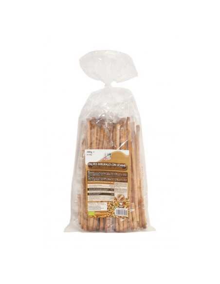Grissini integrales de sesamo bio 200 g La Finestra Grissini integrales de sesamo bio 200 g La Finestra
